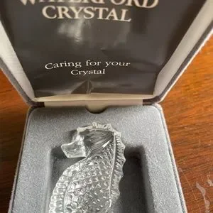 Waterford Crystal Art Waterford Crystal Seahorse Momento
